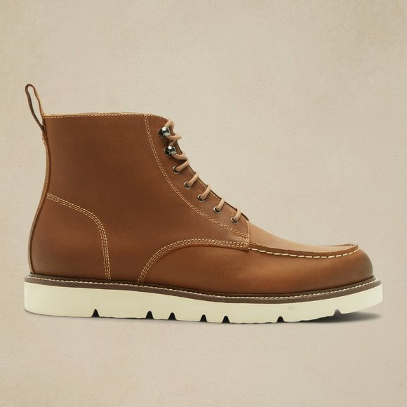 Banana Republic Haywood Cognac Leather Boot - Picture 1 of 11